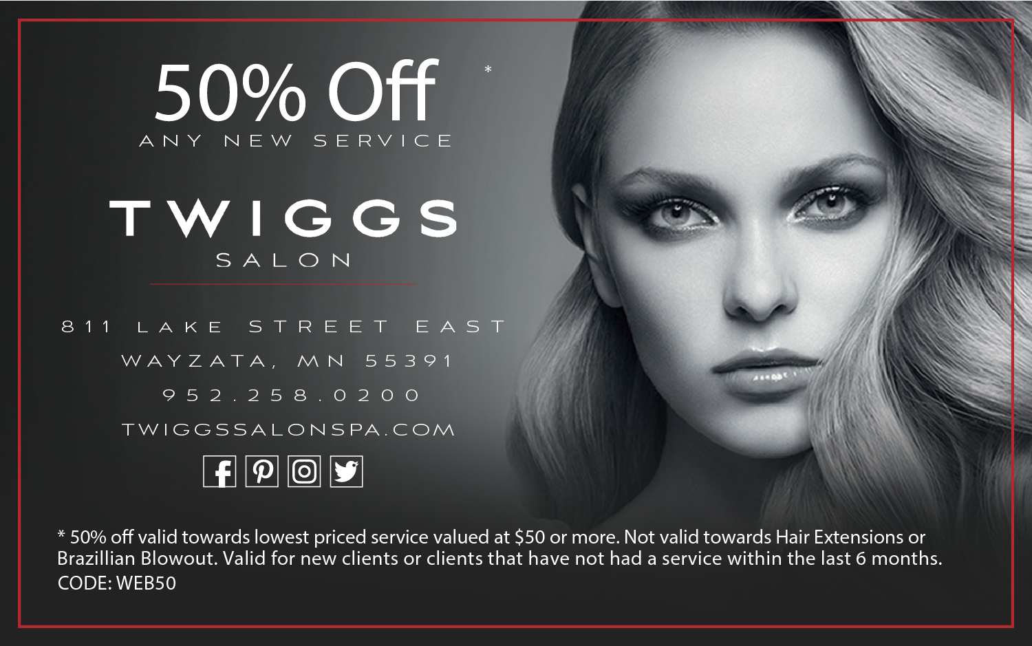 Special Offers & Salon Deals | Twiggs | Wayzata's Best Hair Salon